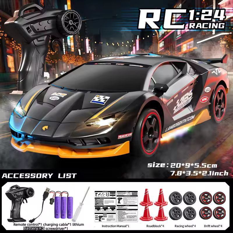 Drone Lidi Rc - 1/24 4WD RC Drift Car 2.4GHz