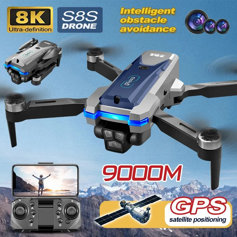 Drone Rc Cable - S8S GPS Drone 5G Wifi 8K