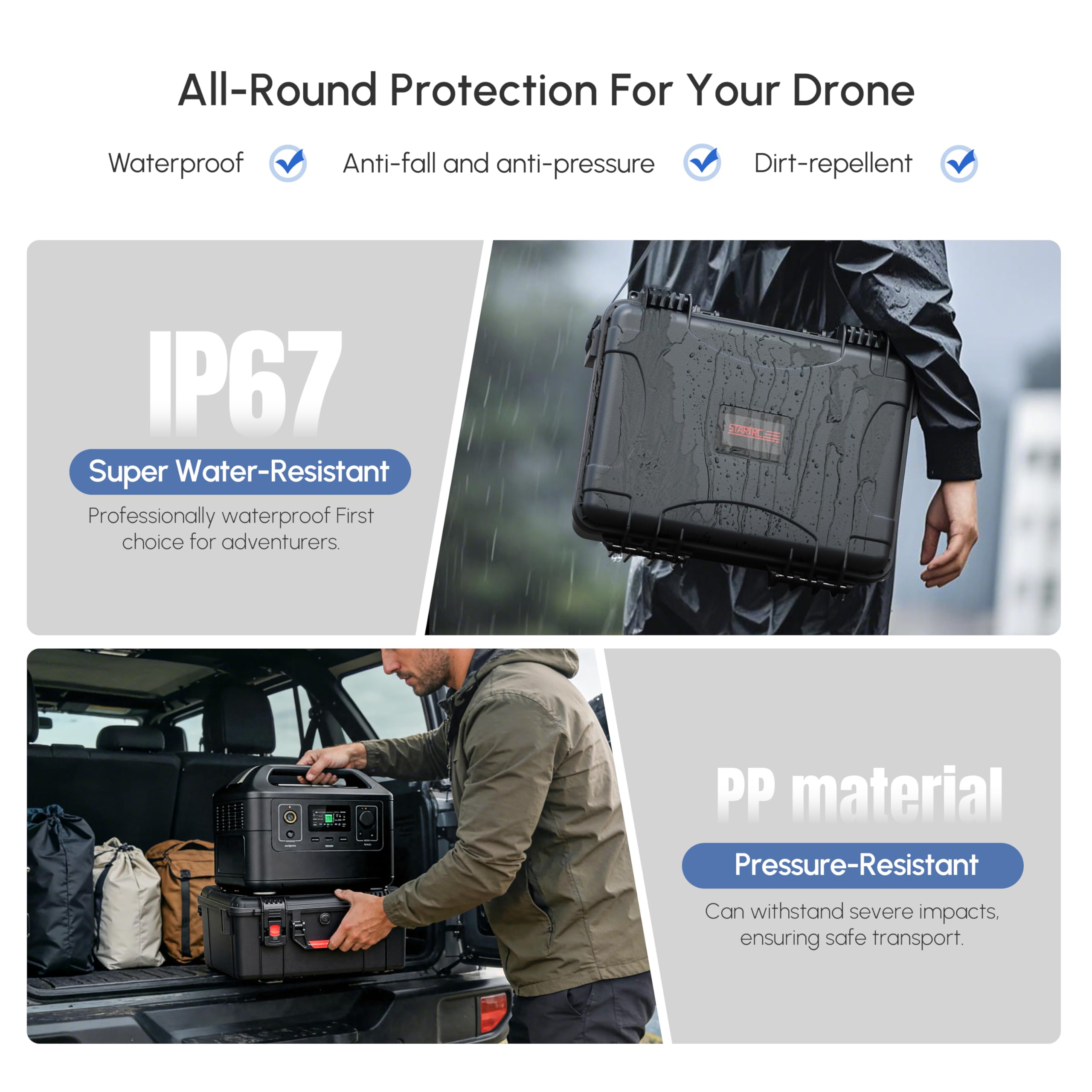Waterproof Hard Case for DJI A - Drone Rc N3 评论和价格