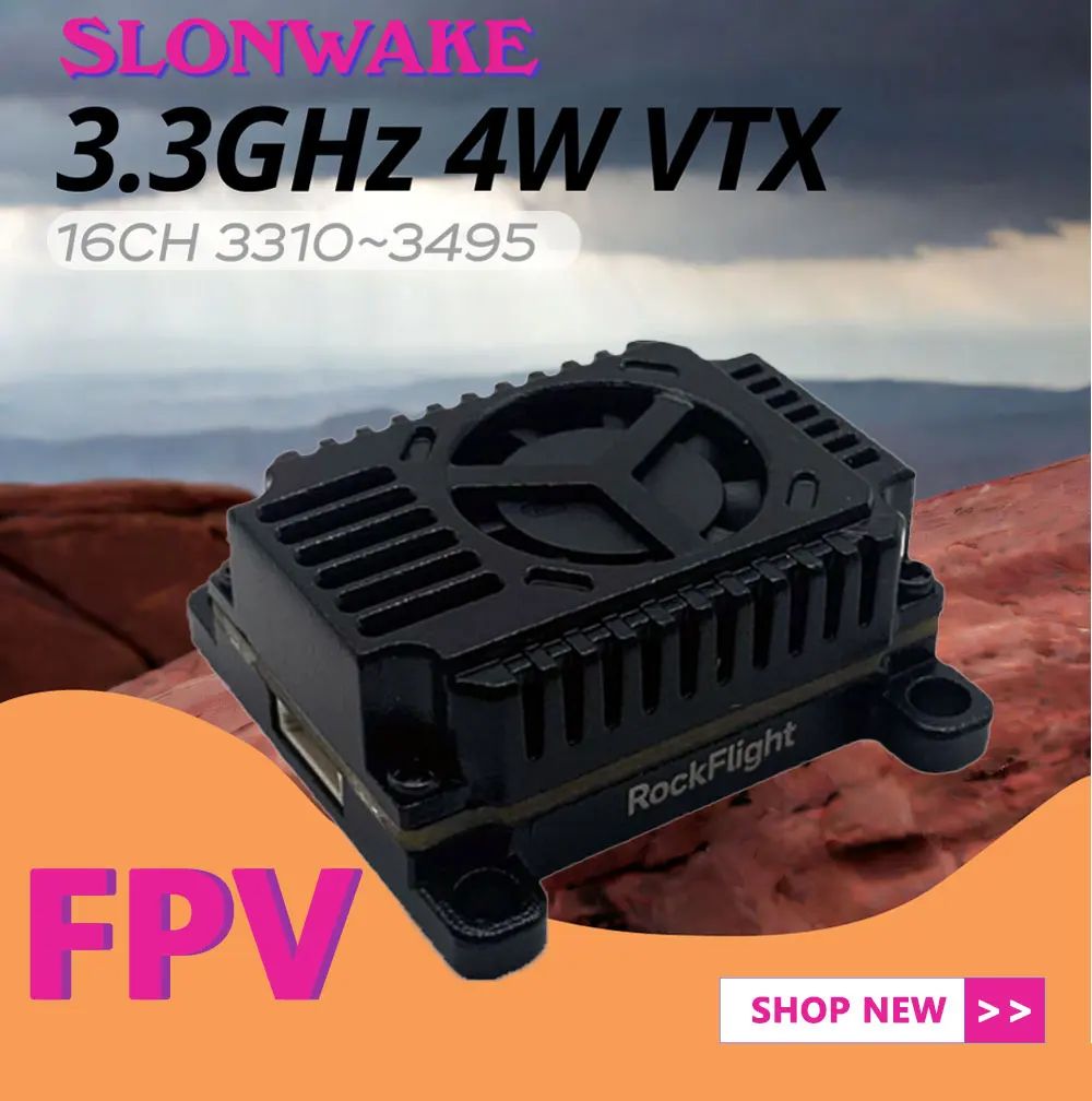 SLONWAKE FPV 3.3G 16CH 4000mW  - Drone Rc Car 评论和价格