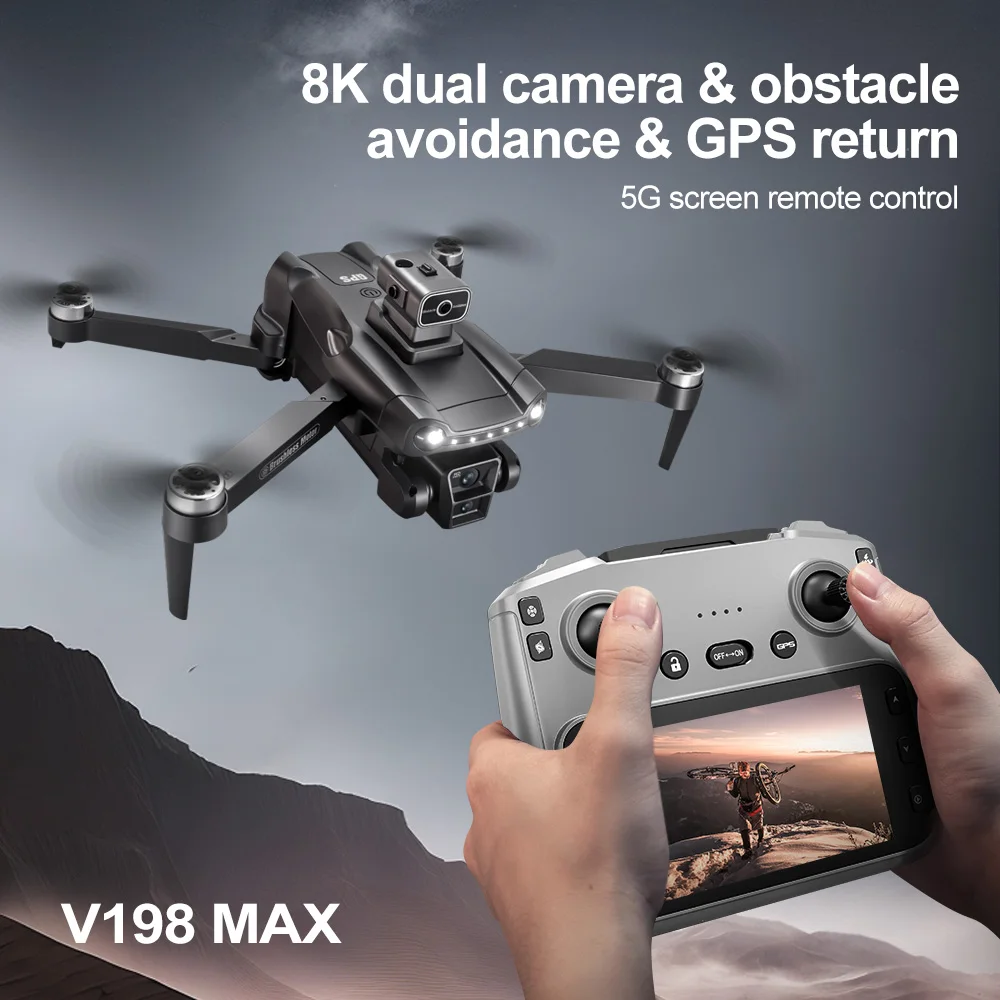 Original V198MAX Foldable Quad - Drone Ls Rc 评论和价格