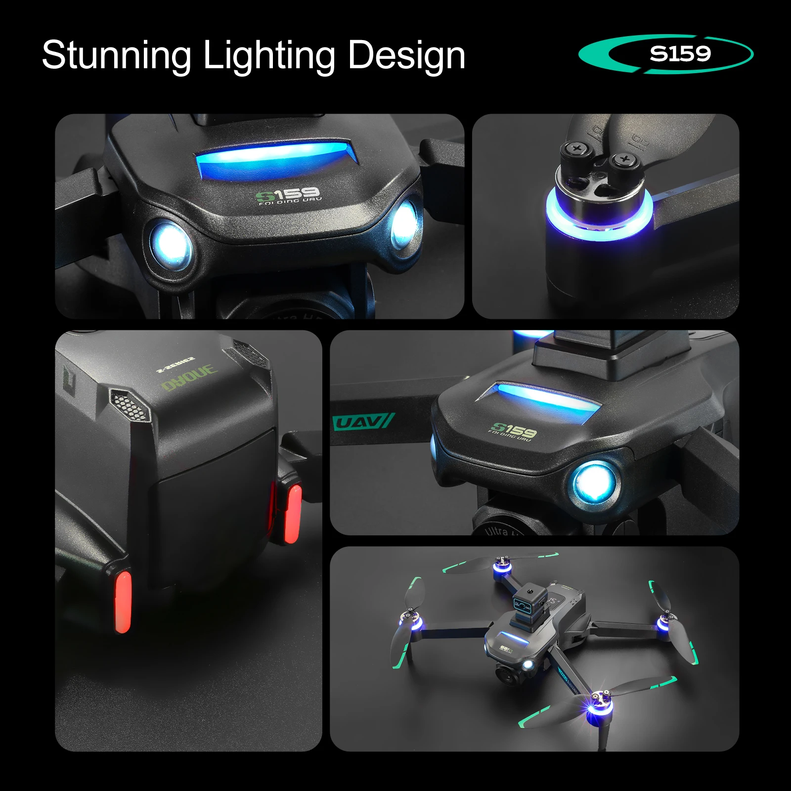 Professional S159 GPS Drone Wi - Drone Rc Gps S159 评论和价格
