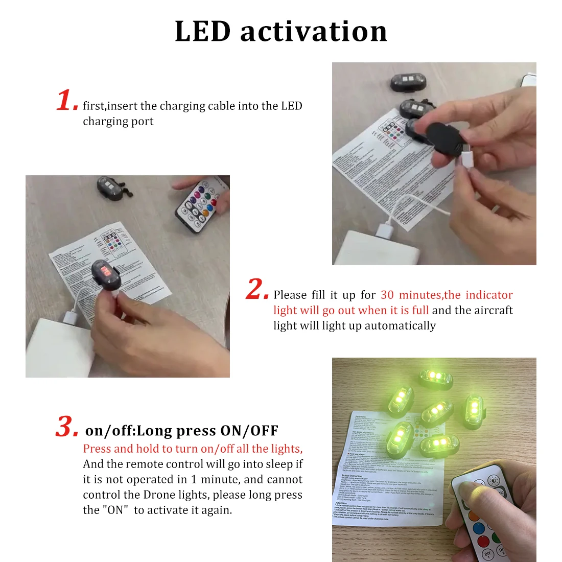 2/4/8Pcs Wireless Remote Contr - Drone Rc Signal 评论和价格