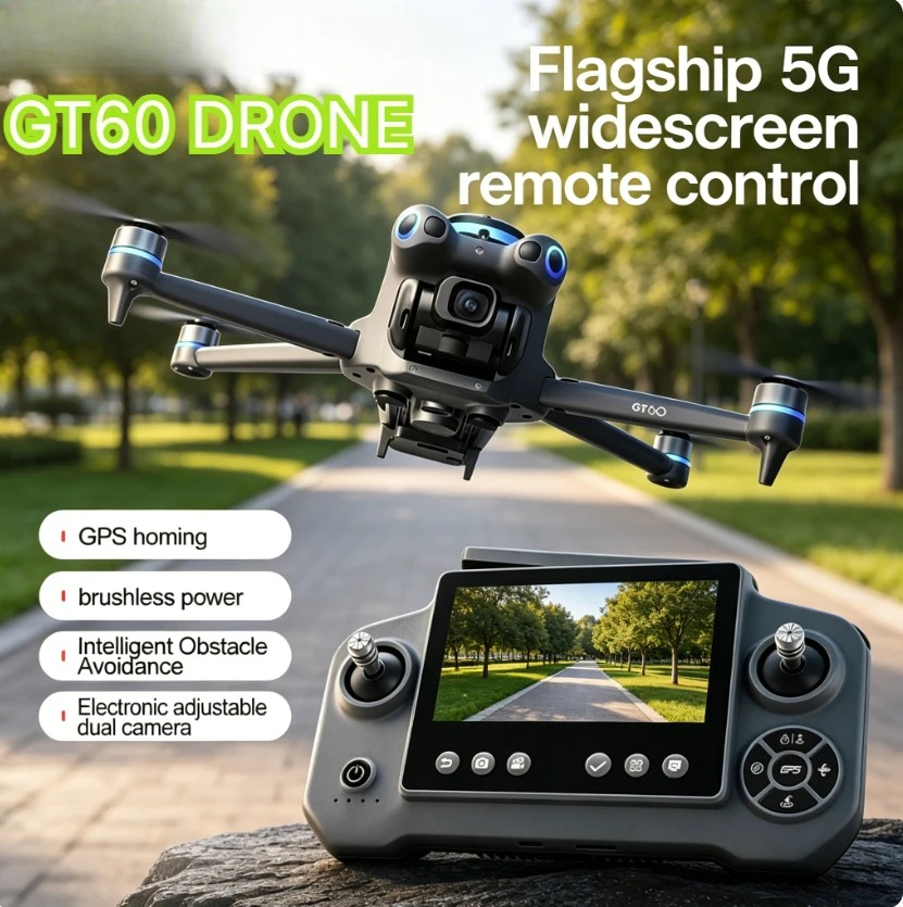 Original GT60 GPS Foldable RC  - Drone Ls Rc 评论和价格