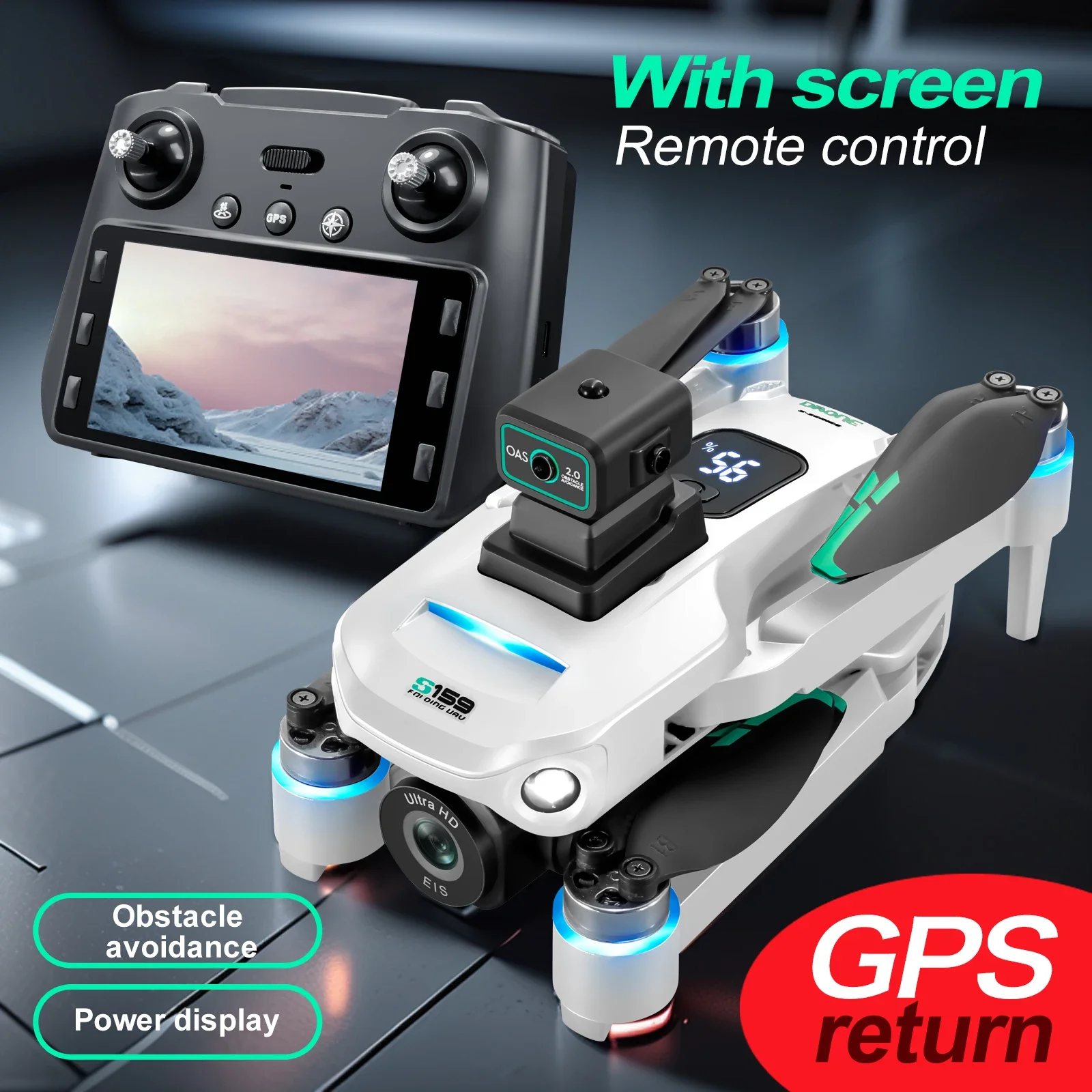 S159 GPS Drone Professional 8K - Drone Rc Gps S159 评论和价格