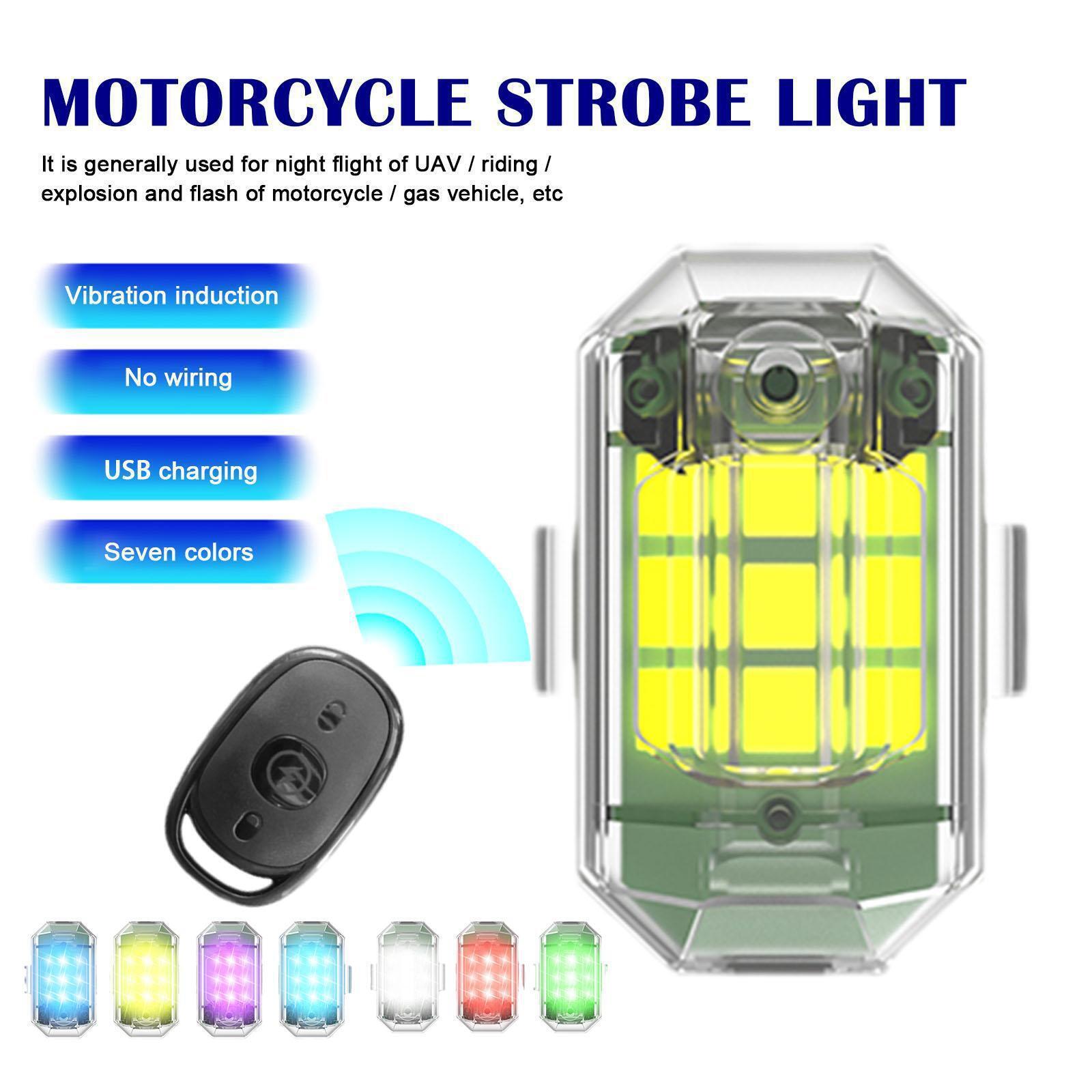 1/2/4Pc Remote Motorcycle Ligh - Drone Rc Signal 评论和价格
