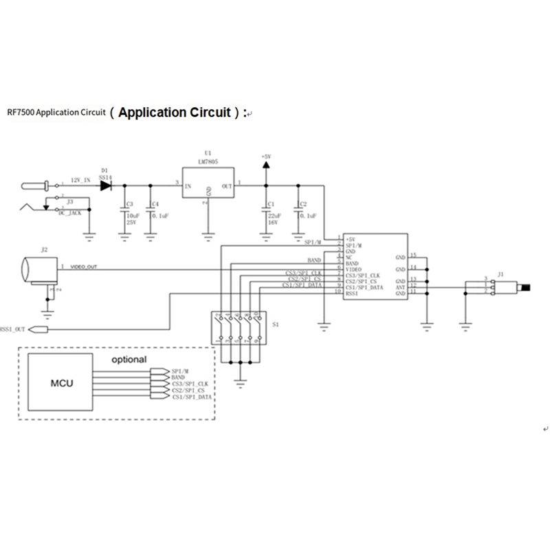 A01K-RF7500 6G-7.5G VRX Receiv - Drone Rc Signal 评论和价格