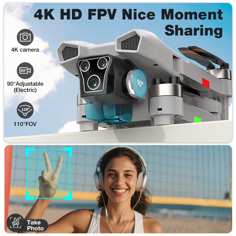 NEW Hot L017 Pro Drone Brushle - Drone Rc Gps 评论和价格