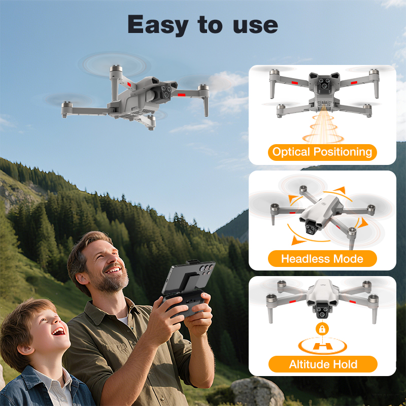 NEW Hot L017 Pro Drone Brushle - Drone Rc Gps 评论和价格