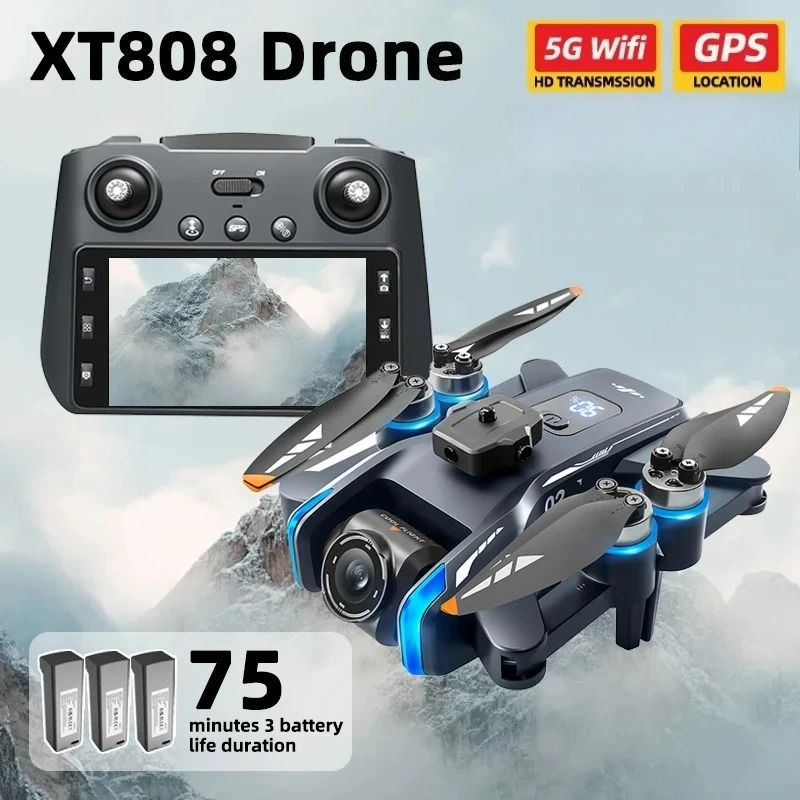 Original XT808 Pro MAX Drone 4 - Drone Ls Rc 评论和价格