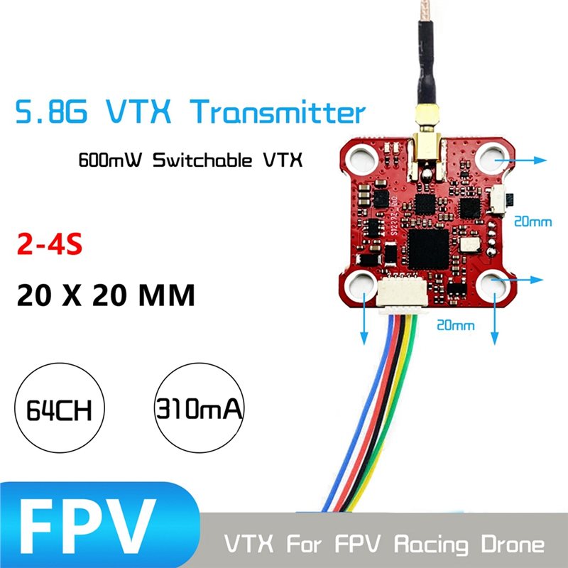 B27B MINI008 VTX 64CH 5.8G Ana - Drone Rc Signal 评论和价格